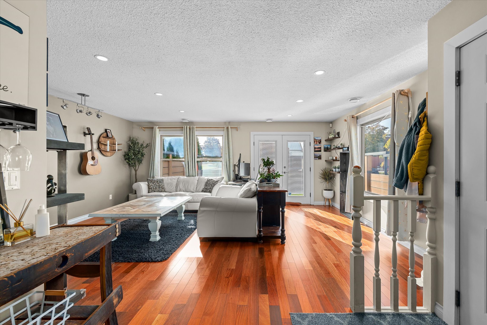 Living room toward the kitchen
