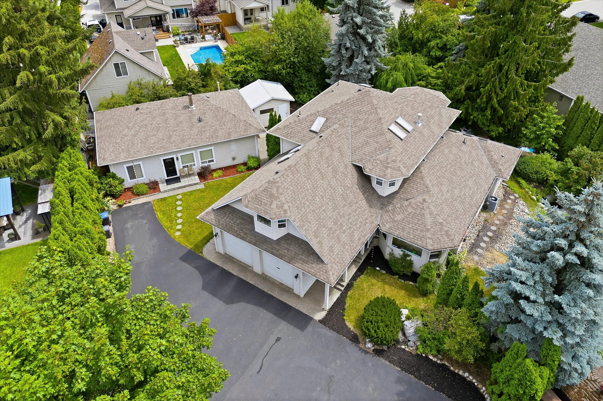 Aerial view of 4619 Gordon Drive