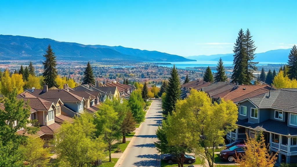 Aerial view of Kelowna South